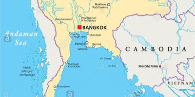 ব্যাংকক, একটি বিশ্বের মানচিত্র