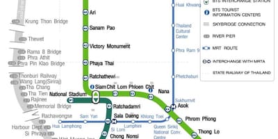 ছিল skytrain মানচিত্র