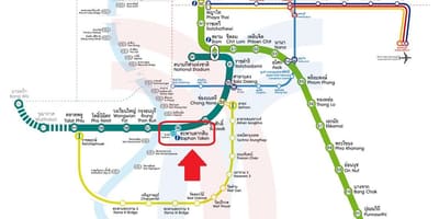 মানচিত্র saphan taksin bts station